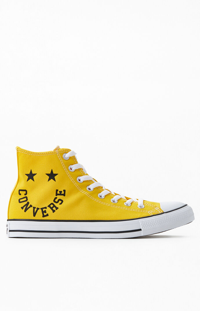 yellow smiley converse