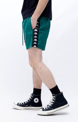 Green Banda Coney Nylon Active Shorts image number 3