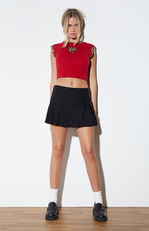 Leopard Heart Muscle Tank Top image number 3