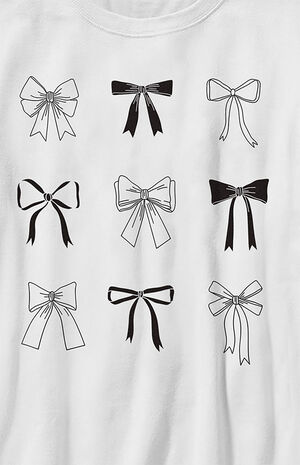 Kids Bow Grid T-Shirt image number 2