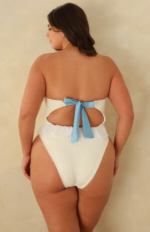Something Blue One Piece Swimsuit image number 7