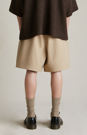 Desert Sand Bonded Nylon Soccer Shorts image number 6