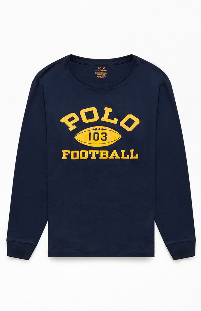 Polo Ralph Lauren Navy Grays Hall Long Sleeve T Shirt Pacsun