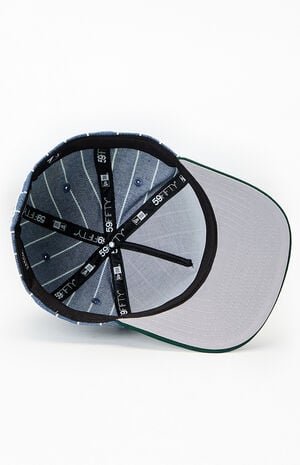 Oakland A's 59FIFTY Pinstripe Snapback Hat image number 5