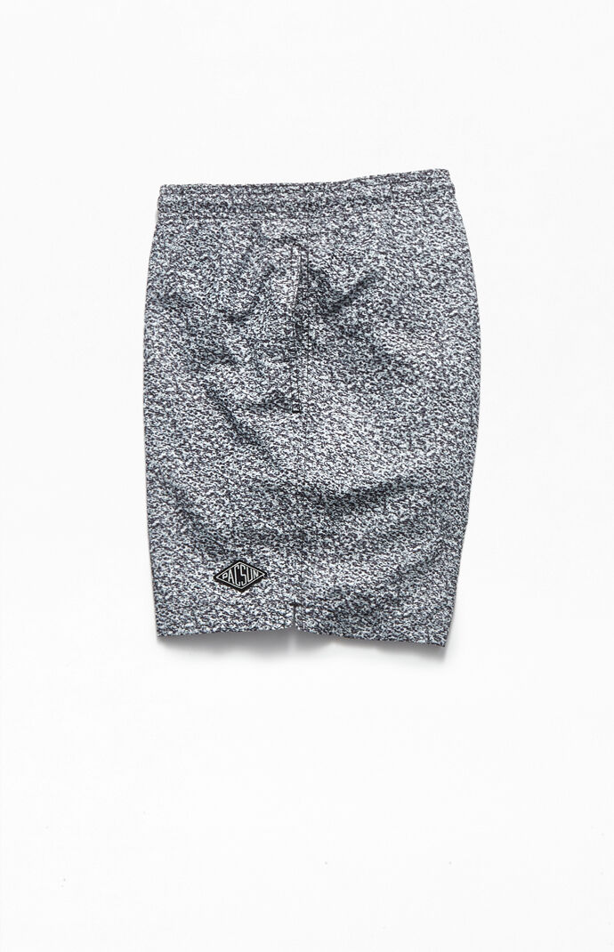 Black Noise 17" Swim Trunks