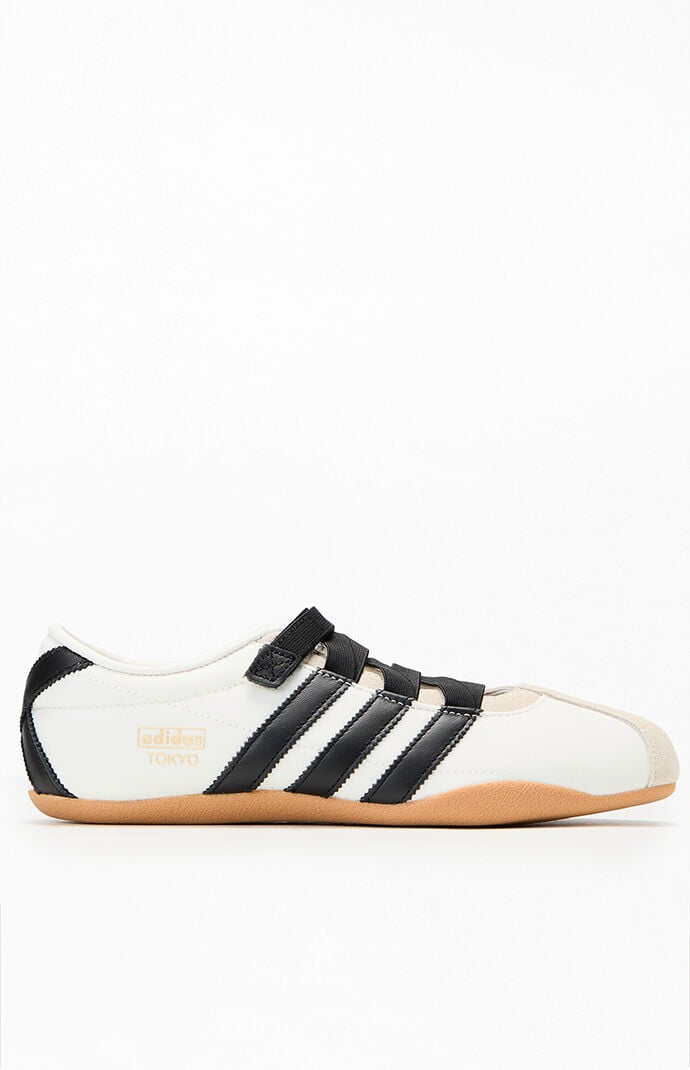 adidas Women's White and Black Tokyo MJ Sneakers