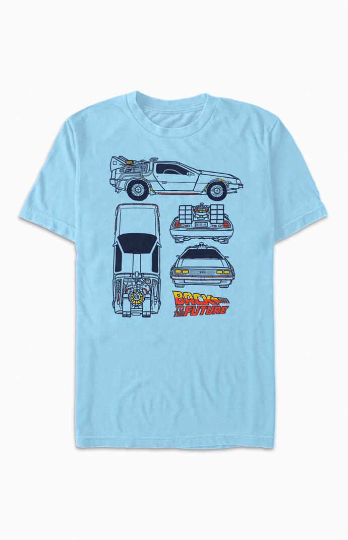Back To The Future Blueprint T-Shirt