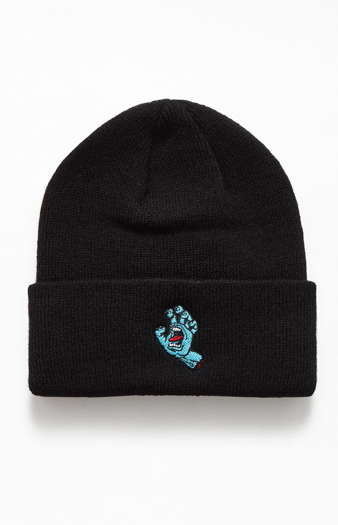 Santa Cruz Screaming Hand Beanie At Pacsun Com