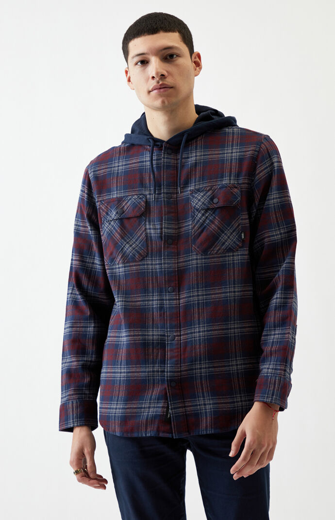 Parkway Hooded Plaid Flannel Shirt