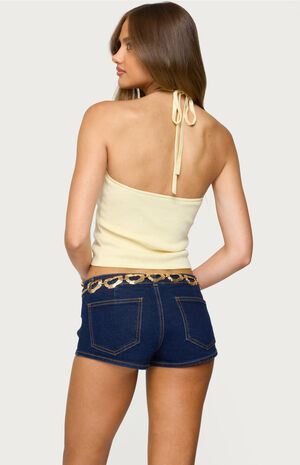 Hollis Knit Halter Top image number 3