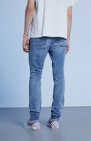 Stacked Skinny Indigo Comfort Stretch Jeans image number 4
