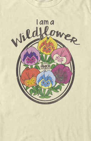 Alice In Wonderland Wildflower T-Shirt image number 2