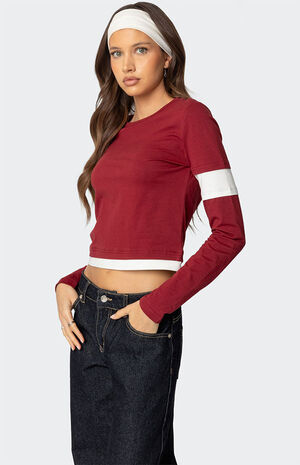 Paula Layered Long Sleeve T-Shirt image number 3
