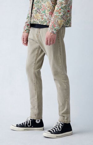 Comfort Stretch Tan Slim Jeans image number 2