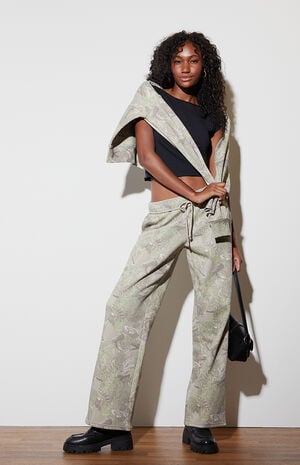 Tree Camo Baggy Sweatpants image number 2