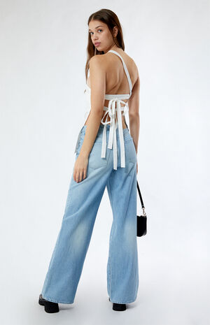 Asymmetrical Tie Back Top image number 2