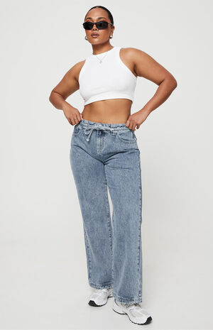 Pemberton Mid Rise Wide Leg Jeans image number 2