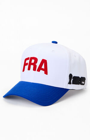 Embroidered France Pro Crown Snapback Hat image number 2