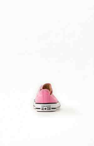 Kids Pink Chuck Taylor All Star Low Top Shoes image number 3