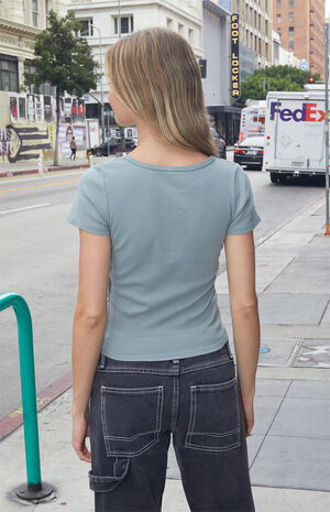 Green Zelly Short Sleeve Top image number 3