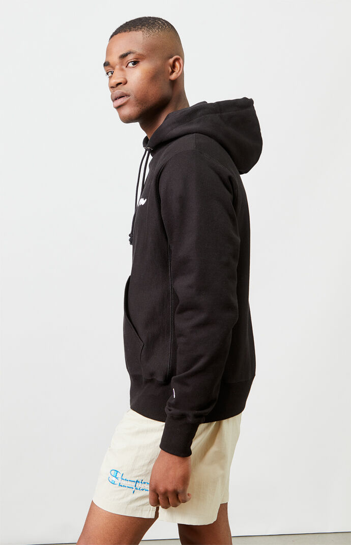 Embroidered Script Hoodie