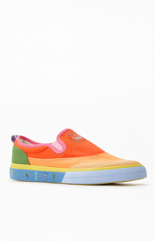 New Adidas Nizza Love Unites Slip On Adidas Nizza Slip-on Pride Pack Love Unites | eBay main image 3