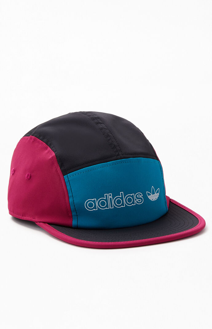 Blocked Strapback Hat