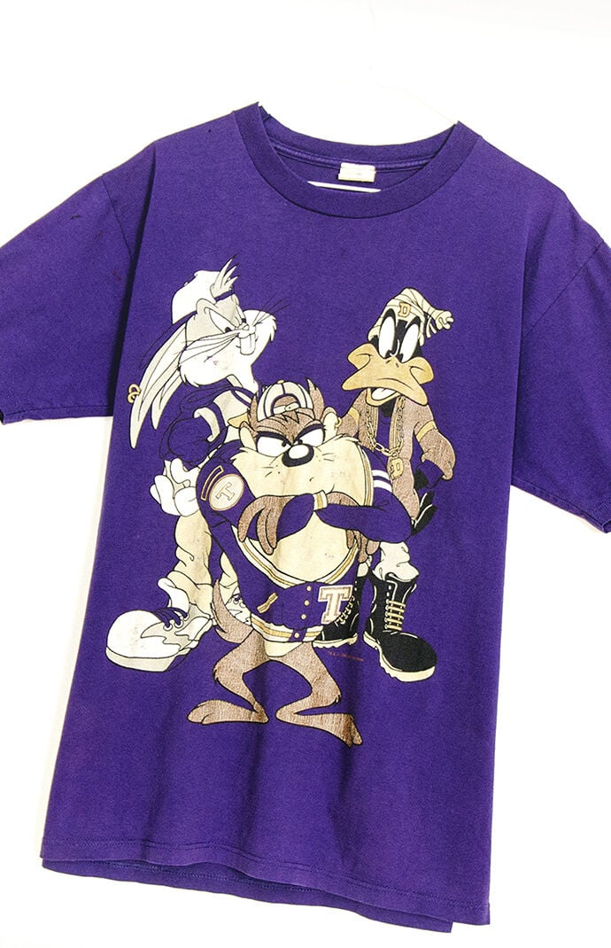 Purple looney tunes shirt clearance