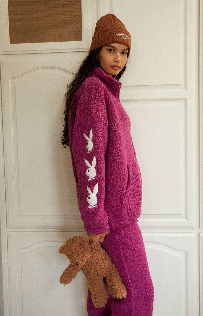 Pacsun fuzzy jacket discount