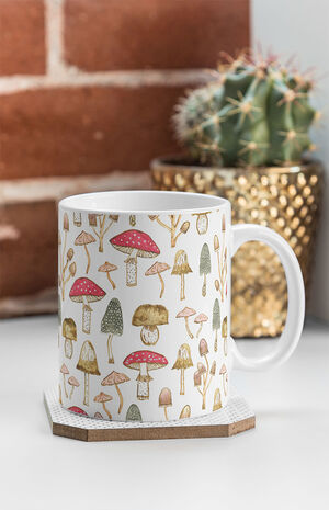 Dash & Ash Mushrooms Coffee Mug image number 2