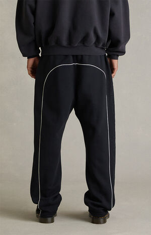 Vintage Black Active Trace Relaxed Sweatpants image number 6