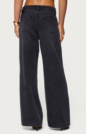 Ery Wide Leg Mid Rise Jeans image number 3