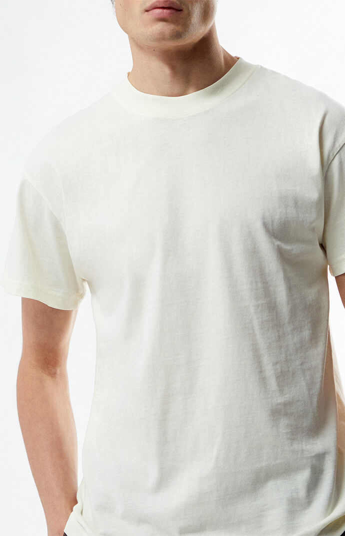 Pacsun Cream Solid Soft Oversized T-Shirt | PacSun