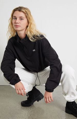 Left Chest Half Zip Fleece Sweatshirt image number 4