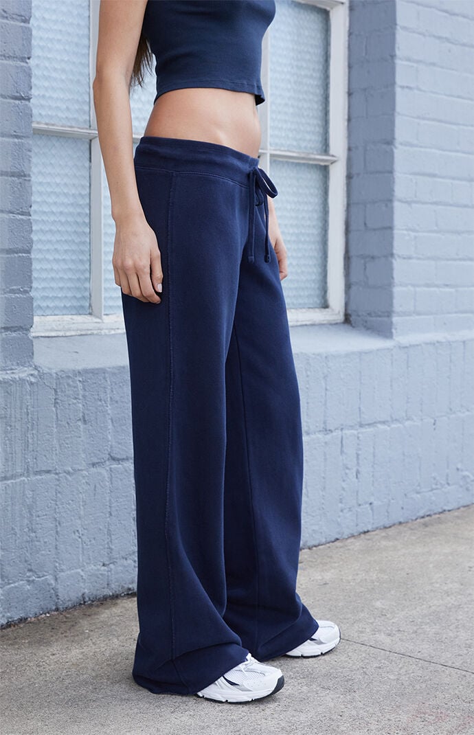 John Galt Navy Hilary Soft Baggy Sweatpants