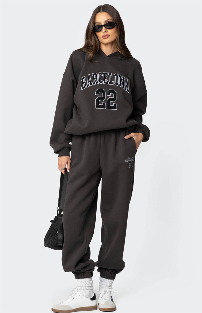 Edikted Barcelona Oversized Hoodie | Pacsun
