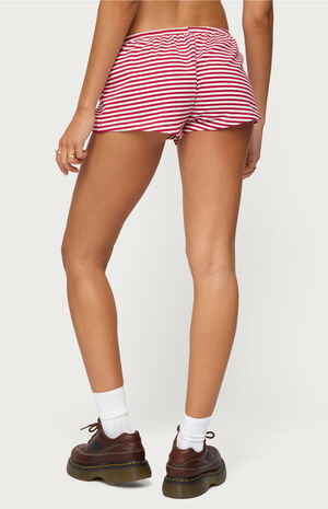 Jaine Striped Drawstring Shorts image number 3