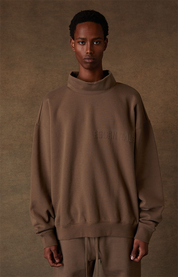 Mock neck hotsell hoodie