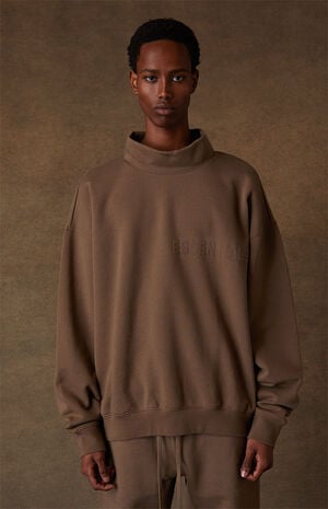 Wood Mock Neck Sweatshirt image number 2