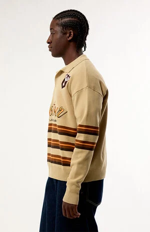 Contour Knit Polo Sweater image number 3