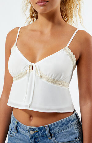 Lace Trim Cami image number 2