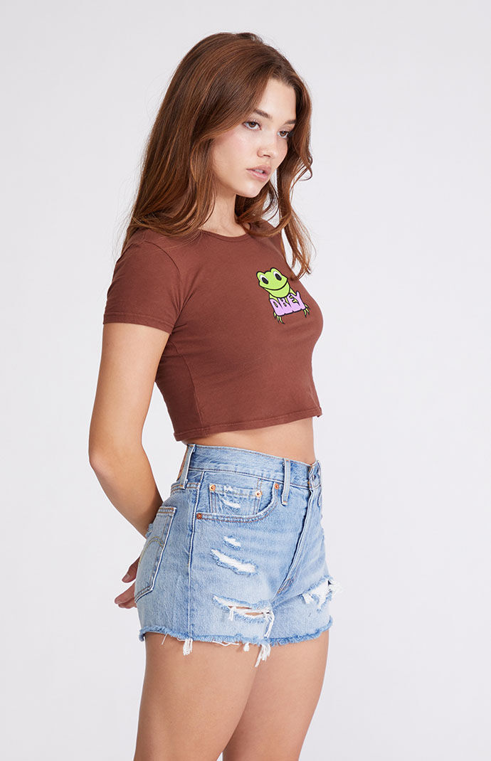 Levi ripped sales jean shorts