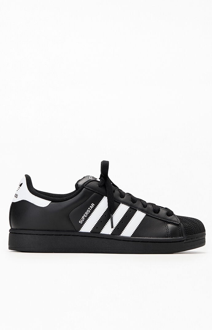adidas Black & White Superstar II Shoes