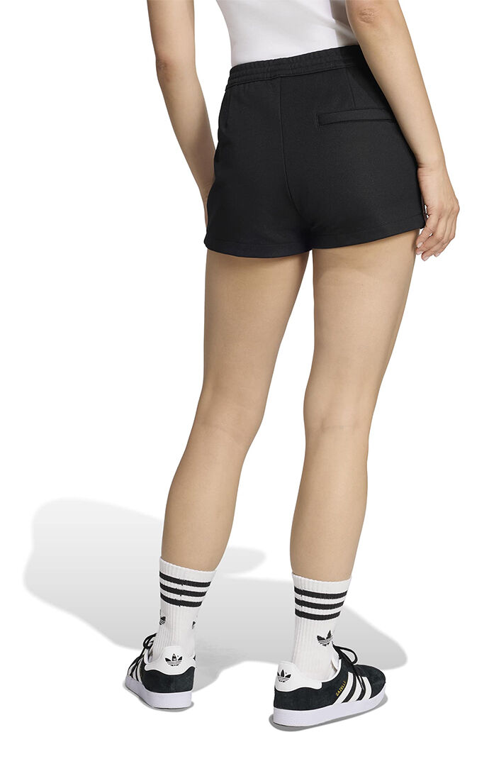 adidas Black & White 3-Stripes Brief Shorts