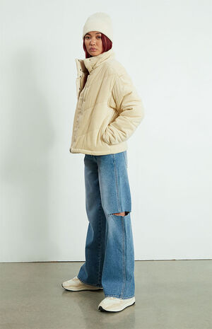 Corduroy Puffer Jacket image number 2