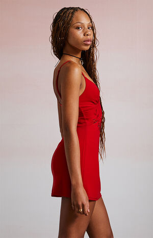 Alani Rose Rhinestone Mini Dress image number 3