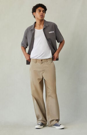 Chino Pants Baggy Khaki Pigment image number 2