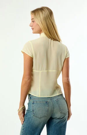 Josie Scarf Button Up Top image number 4