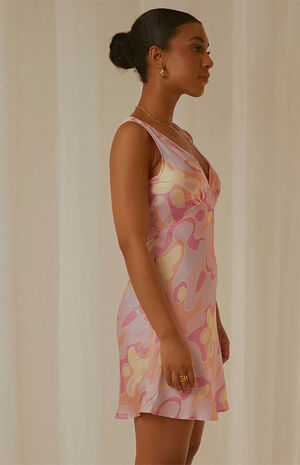Psychedelic Audrey Vintage Slip Dress image number 2