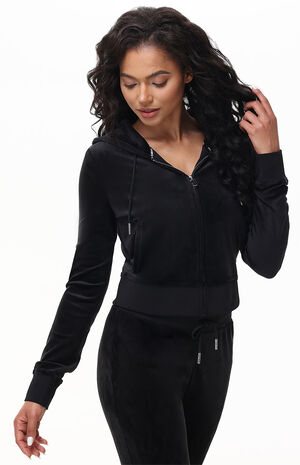 OG Big Bling Velour Hoodie image number 2